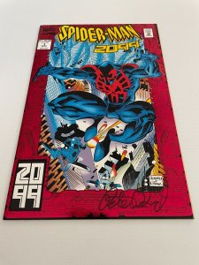 Spider-Man 2099 # 1 NM SIGNED Peter David Marvel Comic Book Miguel O'Hara 5 J243