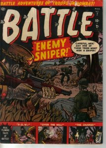 Marvel/Atlas Battle #7 1952 W: UNK  A: Al Hartley and Joe Maneely