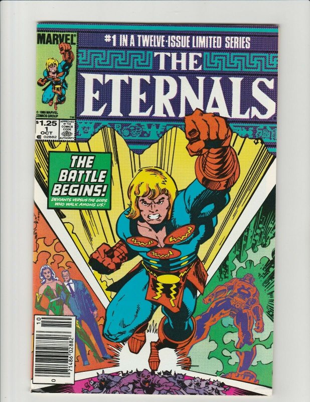 Eternals #1 (Marvel 1985) 12 Issue Mini-Series Newsstand Variant VF Jack Kirby