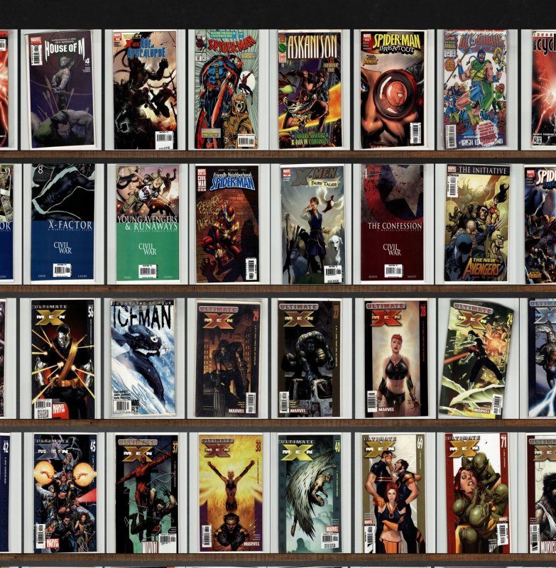 Huge Lot 140+ Comics with Cable, Ultimate X-Men, Ultimate Spider-Man & More!