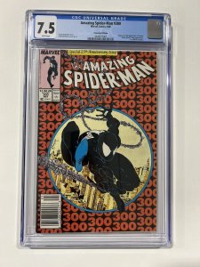 Amazing Spider-Man 300 1988 Cgc 7.5 White pages Newsstand Marvel Comics Venom