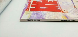 1993  HEAVY METAL MAGAZINE ORIGINAL VINTAGE January