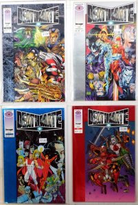 Deathmate Lot 4 #Prologue 0, Red 2, Blue 4, Black 5 1993 Image Comics