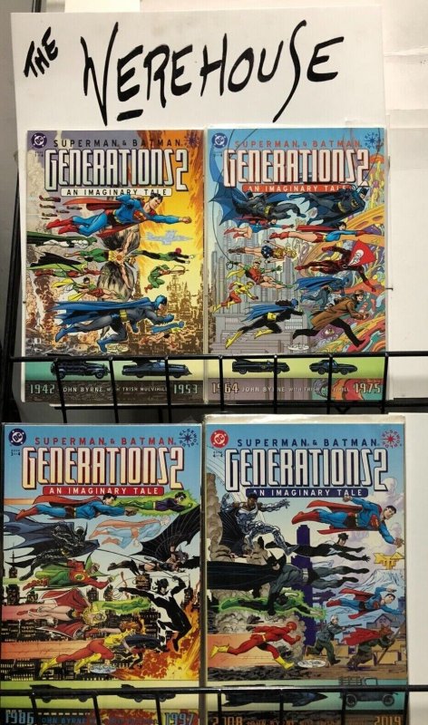 SUPERMAN & BATMAN GENERATIONS 2(2001)1-4  JOHN BYRNE Elseworlds classic