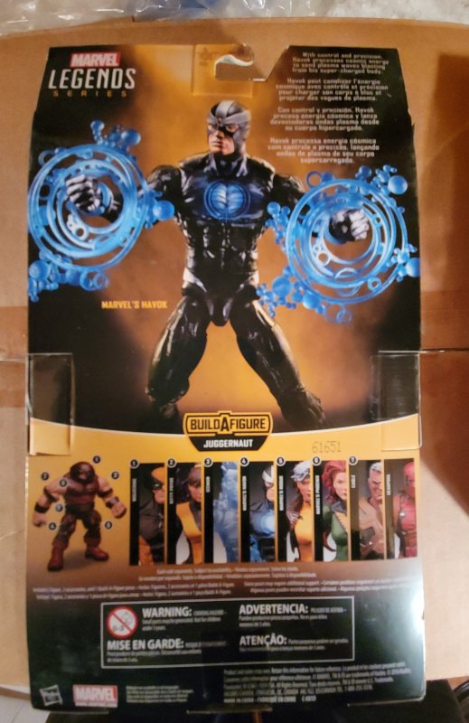 Marvel Legends Series X-MEN Build A Figure Juggernaut: Havok