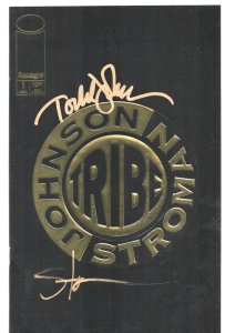 IMAGE COMICS TRIBE 1 SIGNED LARRY STROMAN TODD JOHNSON 1993