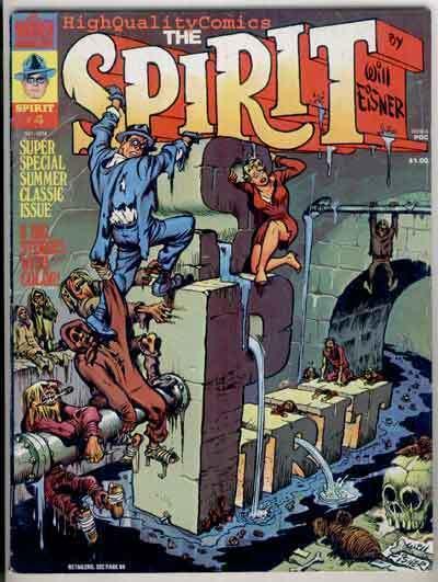 SPIRIT #4, Will Eisner, Warren,1974, Ken Kelly, VF, Magazine