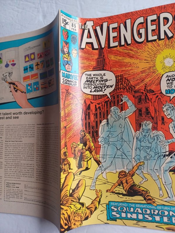 Avengers #85 - 1st Squadron Supereme - KEY - 1971 - VF/NM