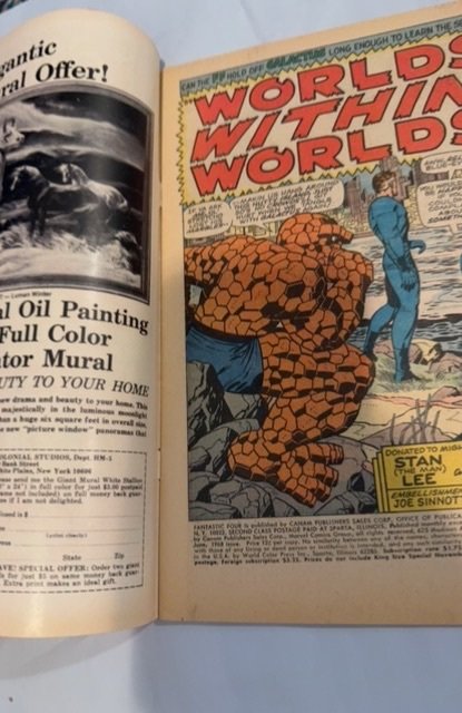 Fantastic Four #75 (1968)worlds within worlds glactus/silversurfer