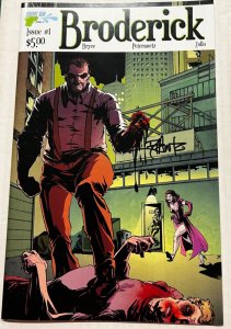 BRODERICK #1 KICKSTARTER SIGNED BY JAY PETERANETZ 2019 EB200