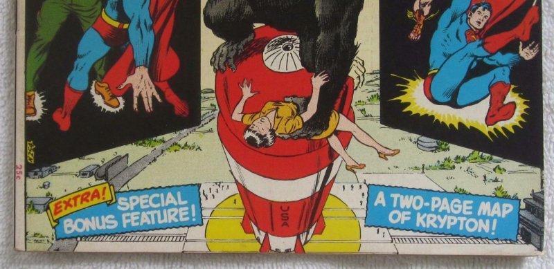 Superman # 239 (jun-jul 1971, dc) Giant Curt Swan Lápices De Alto Grado Vf + 8.5 