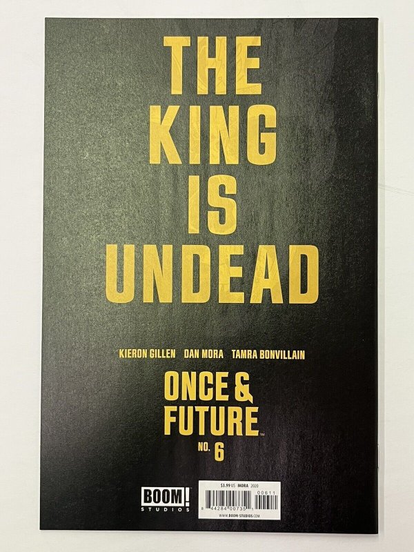 Once & Future (2019) #6 Dan Mora Cover 1st Printing NM Boom! Studios PROSHIPPER