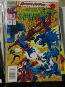 Web of spider-man # 102  1993 marvel  MAXIMUM CARNAGE PT 6 HOBGOBLIN VENOM 