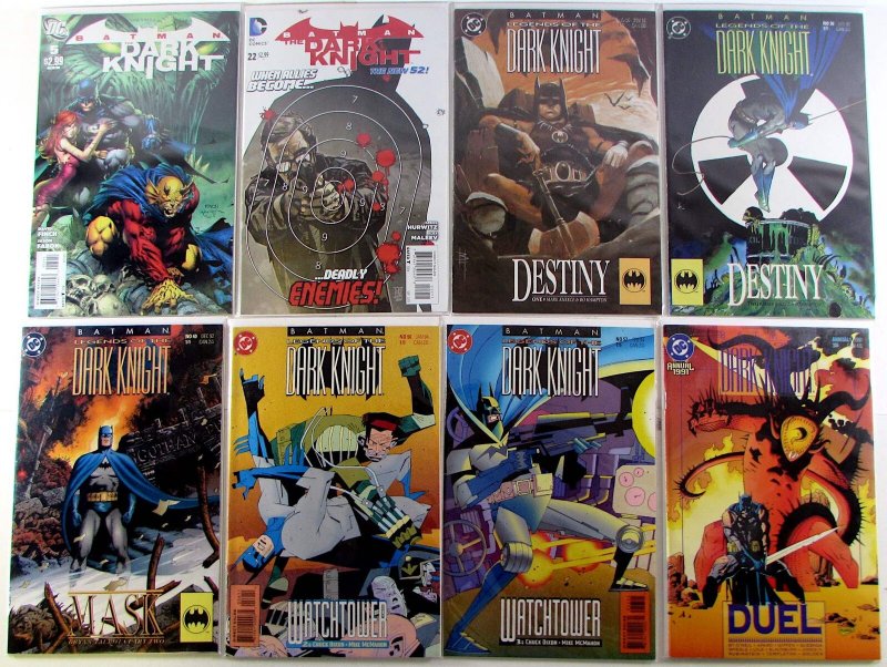 Batman Dark Knight Lot 8 #5, 22, Legends 35, 36, 40, 56, 57, Annual 1 DC Comics