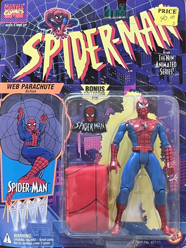 Spider man 1994 sales action figures