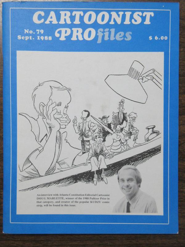 Cartoonist Profiles No. 79 September 1988 Feat. Doug Marlette Gary Trudeau ++