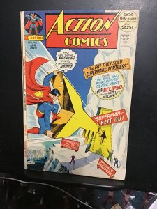 Action Comics #411 (1972) Giant-size Fortress of Solitude key! VF/NM Wow!