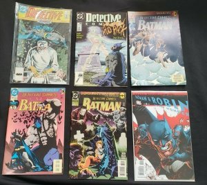 DETECTIVE COMICS 6PC (VF/NM) BANE, KNIGHTFALL, KNIGHTQUEST, AZRAEL 1987-2007