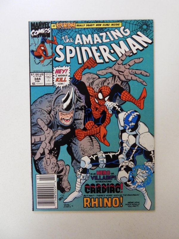 The Amazing Spider-Man #344  1st Appearance of Cletus Kasady NM- condition