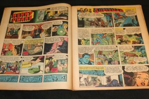 1950 Sunday Mirror Weekly Comic Section April 30th (Fine) Superman Action Abner