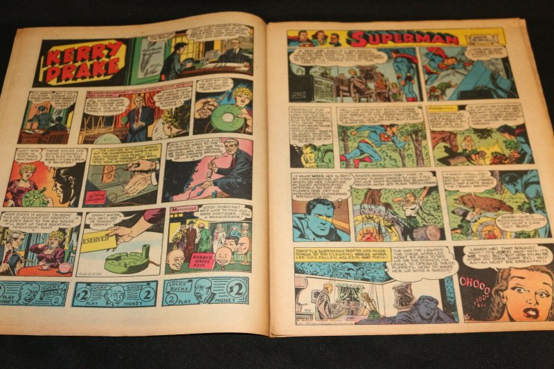 1950 Sunday Mirror Weekly Comic Section April 30th (Fine) Superman Action Abner