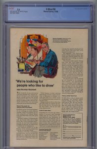 X-Men #50 1968 Marvel Comics CGC 7.5 new title 2nd app Polaris