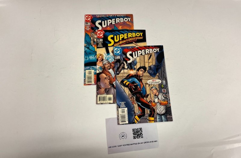 3 Superboy DC Comics Books #97 98 99 Palmiotti 54 JW16