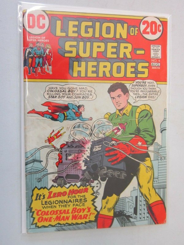 Legion of Super-Heroes #4 Last Issue 3.5 (1973)