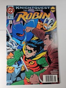 Robin #7 VF+ 1994 Newsstand Knightquest Finale DC Comics C145A