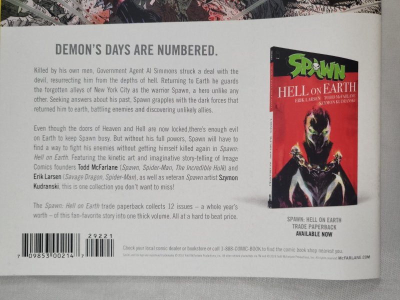 Spawn #292 Francesco Mattina Virgin Variant 2018 Image Comics