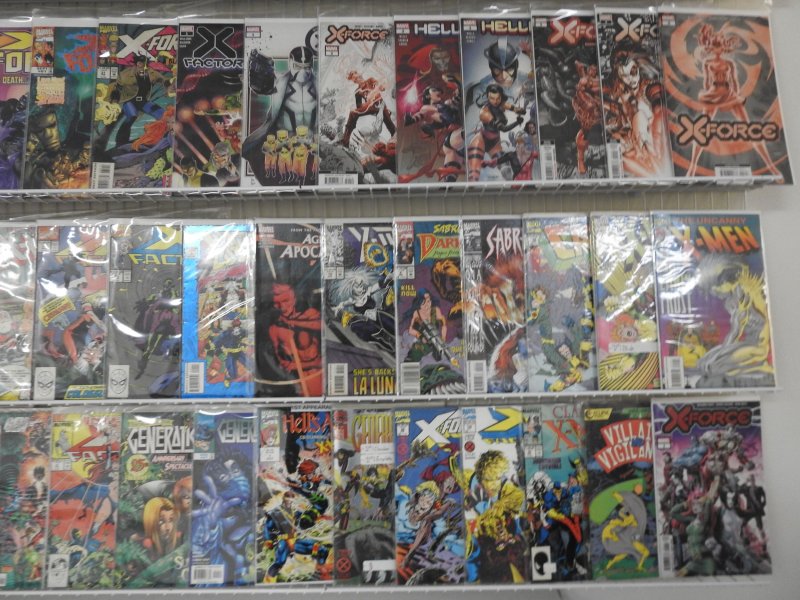 Huge Lot 130+ Comics W/ Justice League, X-Factor,  Cable+ Avg Fine+ Condition!!