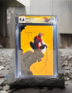 ??️ Amazing Spider-Man #23 VENOM REMARQUE CGC 9.6 SS E.M. Gist  Custom ?300