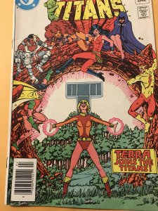 The New Teen Titans #6 : DC 4/83 Fn/VF; Terra joins team; George Perez