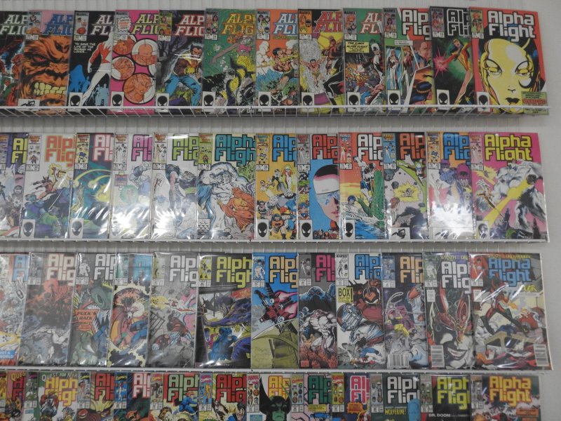 Huge Lot of 160+ Comics W/ Alpha Flight, Silver Surfer, +More! Avg. VF Condition