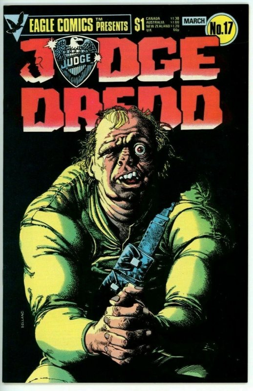 Judge Dredd #17 (1983 Eagle) - 9.2 NM- *The Blood of Satanus*