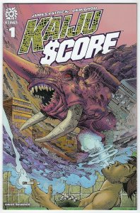 Kaiju Score # 1 Variant 1:15 Cover NM Aftershock Comics Kaiju $core