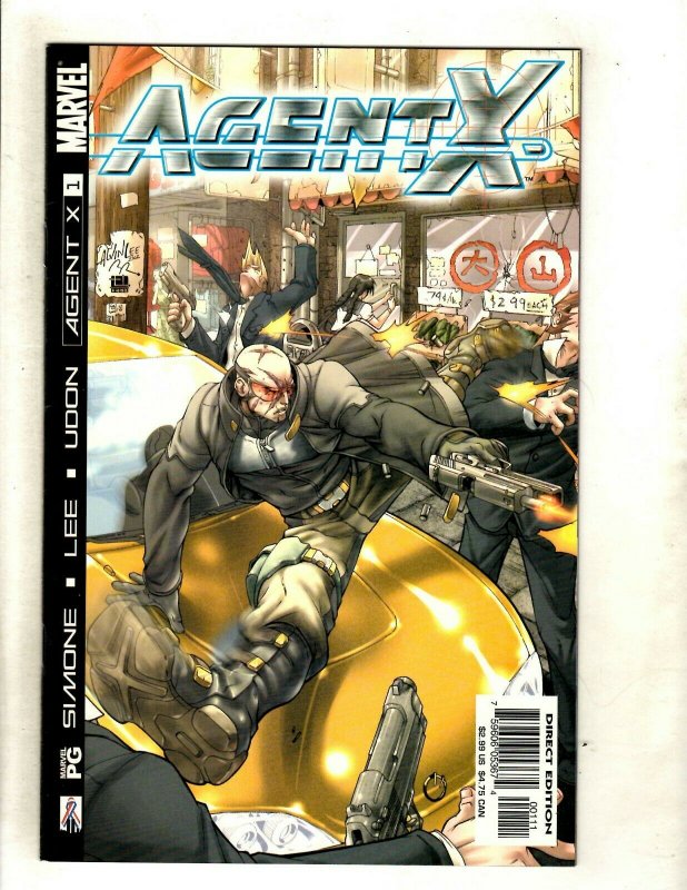 Lot Of 7 Agent X Marvel Comic Books # 1 2 3 4 5 6 7 Deadpool X-Men Cable RP6