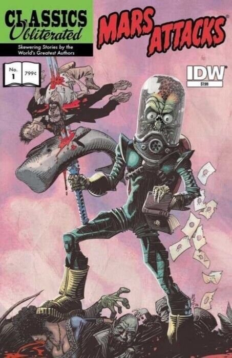 Mars Attacks Classics Obliterated #1 John McCrea Cover IDW NM. 