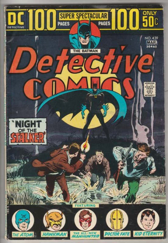 Detective Comics #439 (Jan-74) FN/VF Mid-High-Grade Batman, Robin