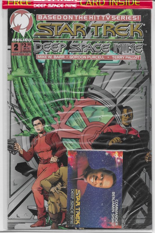 Star Trek: Deep Space Nine (vol. 1, 1993) # 2 (sealed) VF/NM Sisko card