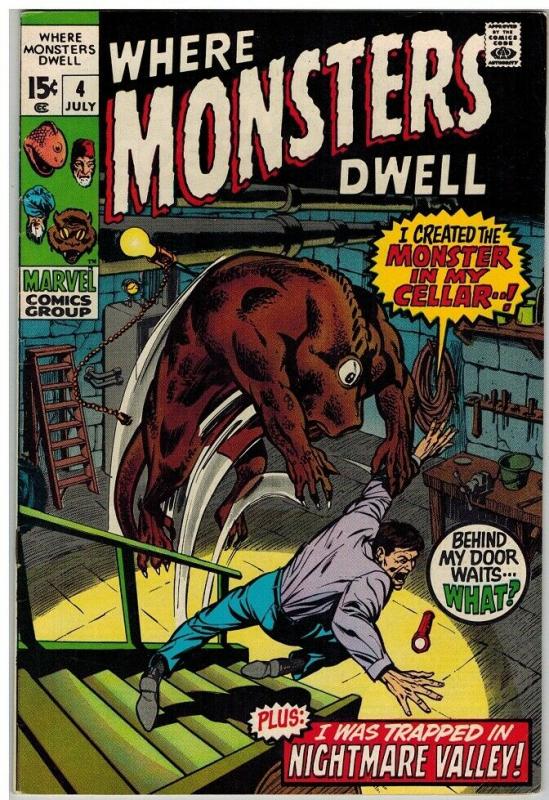 WHERE MONSTERS DWELL 4 FN July 1970