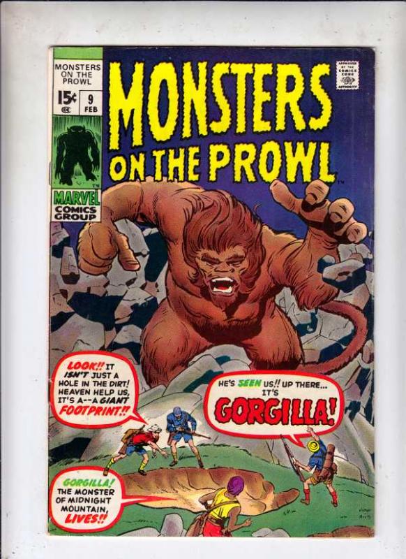 Monsters on the Prowl #9 (Feb-72) VF/NM High-Grade 