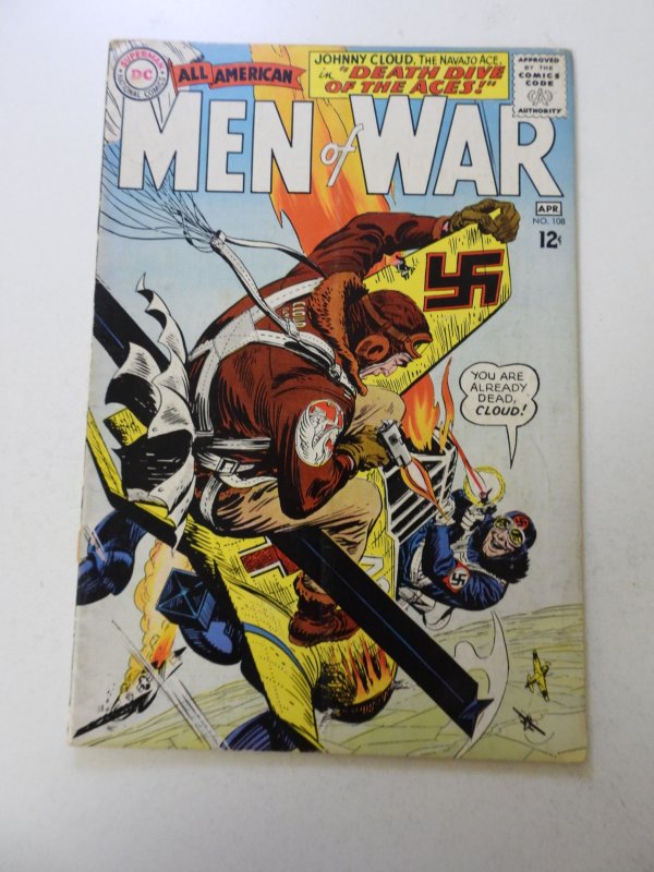 All-American Men of War #108 (1965) VG+ condition subscription crease