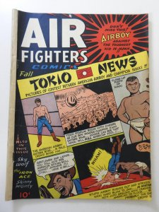 Air Fighters Comics #22 (1945) GD+ Condition Centerfold detached