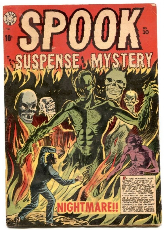 Spook Comics #30 1954- LB COLE horror cover- VG-
