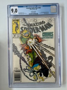 Amazing Spider-Man 298 CGC 9.0  Newsstand Venom Marvel Comics (1988)