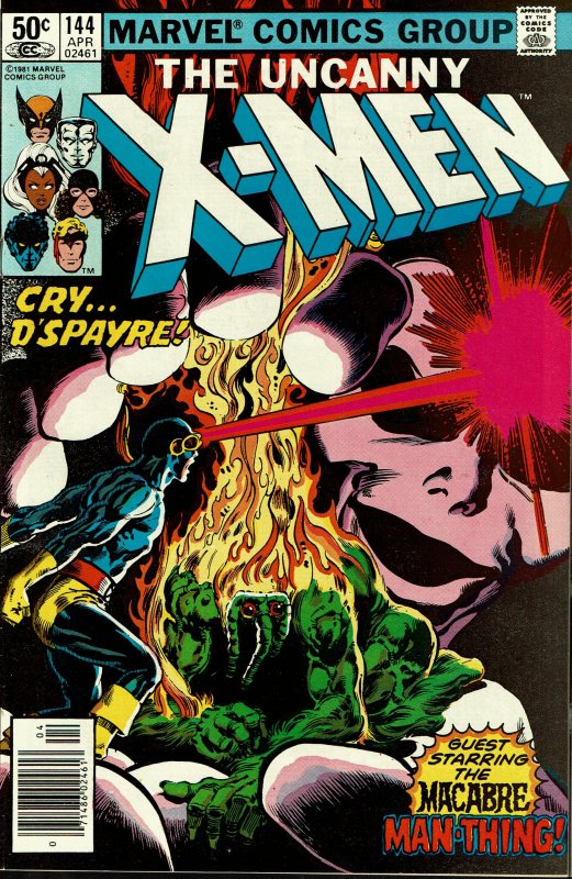 X-Men #144 - 9.2 or Better - Man Thing Appearance