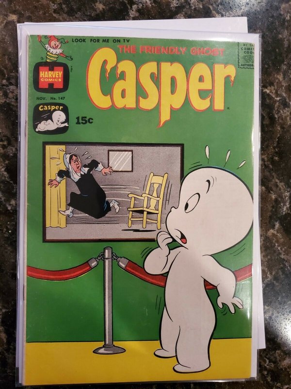 Casper the Friendly Ghost #147 (Harvey, 1970) FN