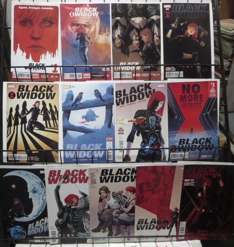 BLACK WIDOW MODERN COLLECTION! 13 BOOKS! Waid, Samnee, Edmondson,Noto