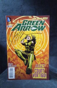Green Arrow #22 Signed by Jeff Lemire 2013 DC Comics Comic Book